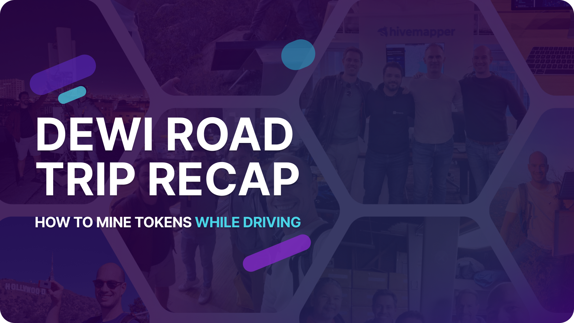 DeWi Road Trip Recap and How to Mine Tokens while Driving